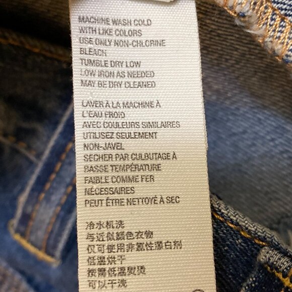 Free People We The Free Saratoga Blue Pleated Frayed Hem Distressed Denim Skirt - Picture 11 of 14